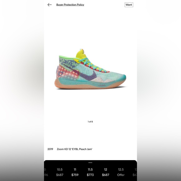 KD 12 EYBL Peach Jam - Picture 4 of 4